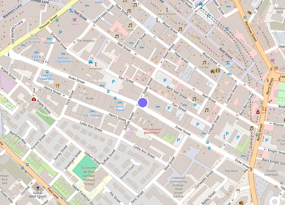 Map: The Halyard Liverpool, Vignette Collection by IHG